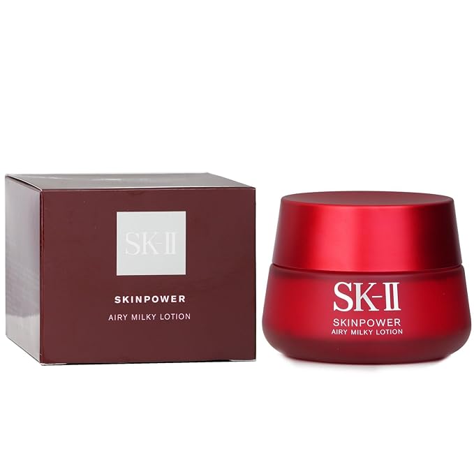 SK-II SKINPOWER Airy Milky Lotion 80g / 2.7 Oz – Lightweight Anti-Aging Face Moisturizer for Hydrated, Firm & Radiant Skin