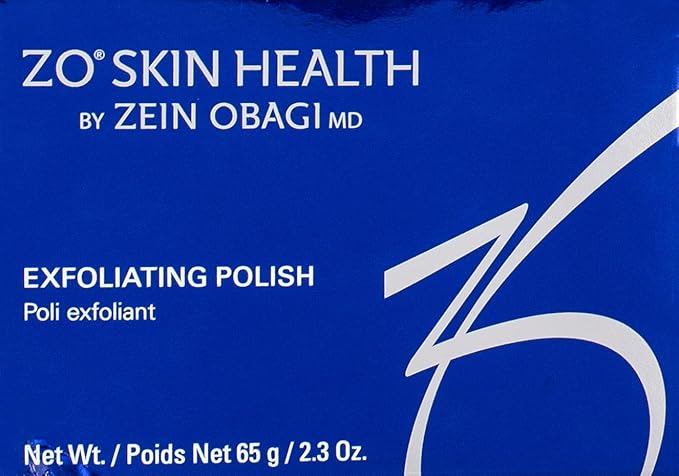 ZO Skin Health Exfoliating Polish 2.3 Oz (65g) – Professional Face Exfoliator with Magnesium Crystals for Smooth, Radiant Skin