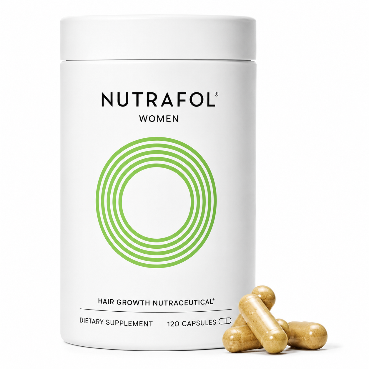 Nutrafol Women's Hair Growth Supplements, Ages 18-44, Clinically Tested for Visibly Thicker and Stronger Hair